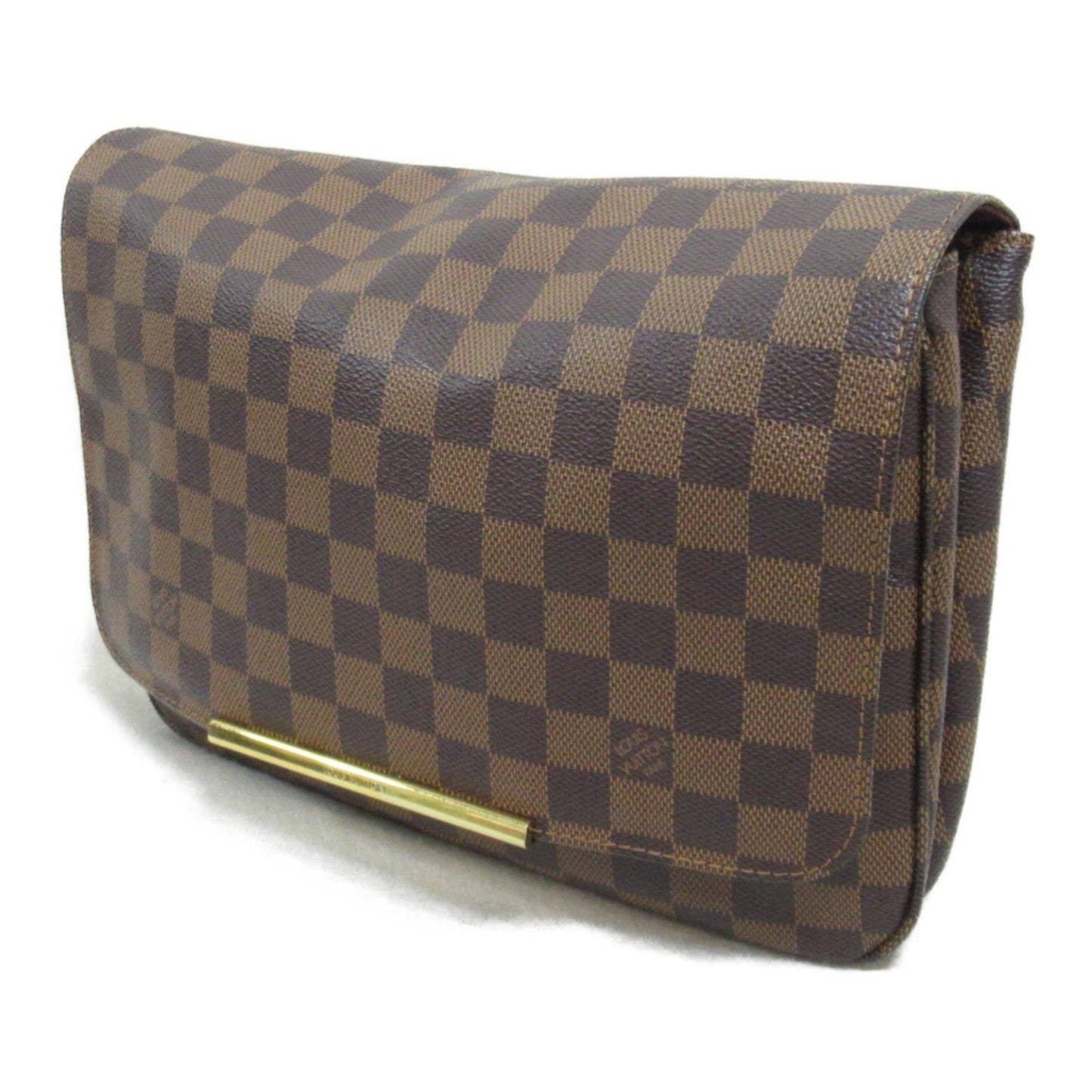 Louis Vuitton Brown Coated Canvas Damier Azur Pvc Shoulder Bag