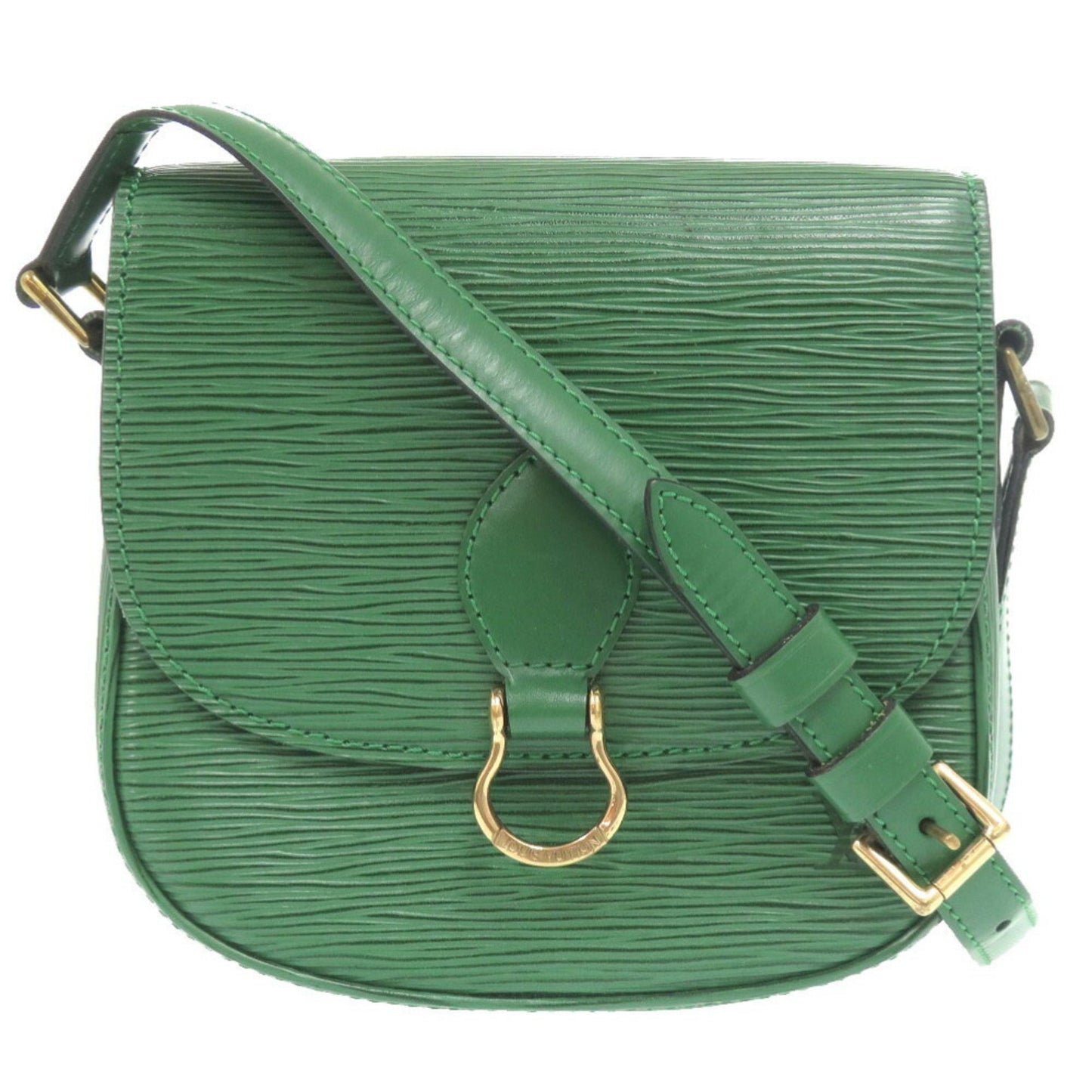 Louis Vuitton Borneo Green Epi Leather Shoulder Bag