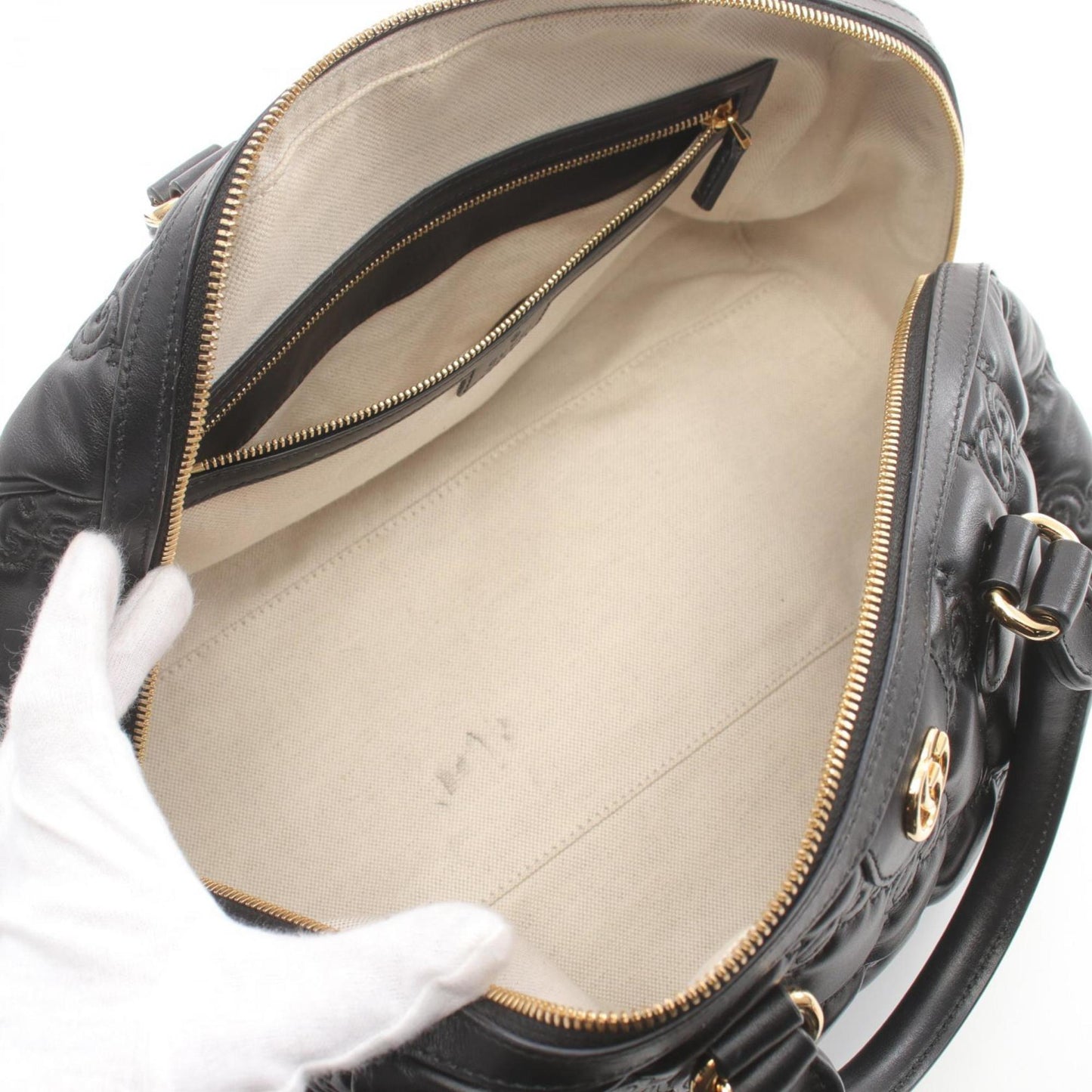 Gucci Black Leather Handbag