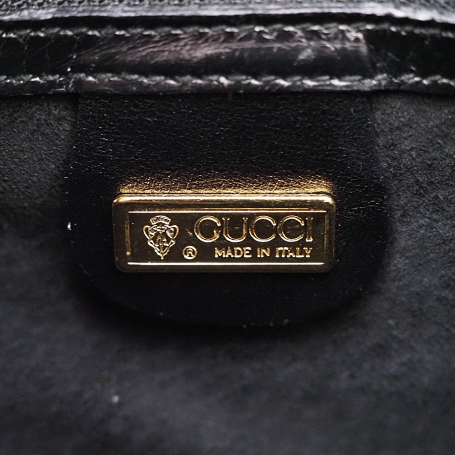 Gucci Black Leather Shoulder Bag