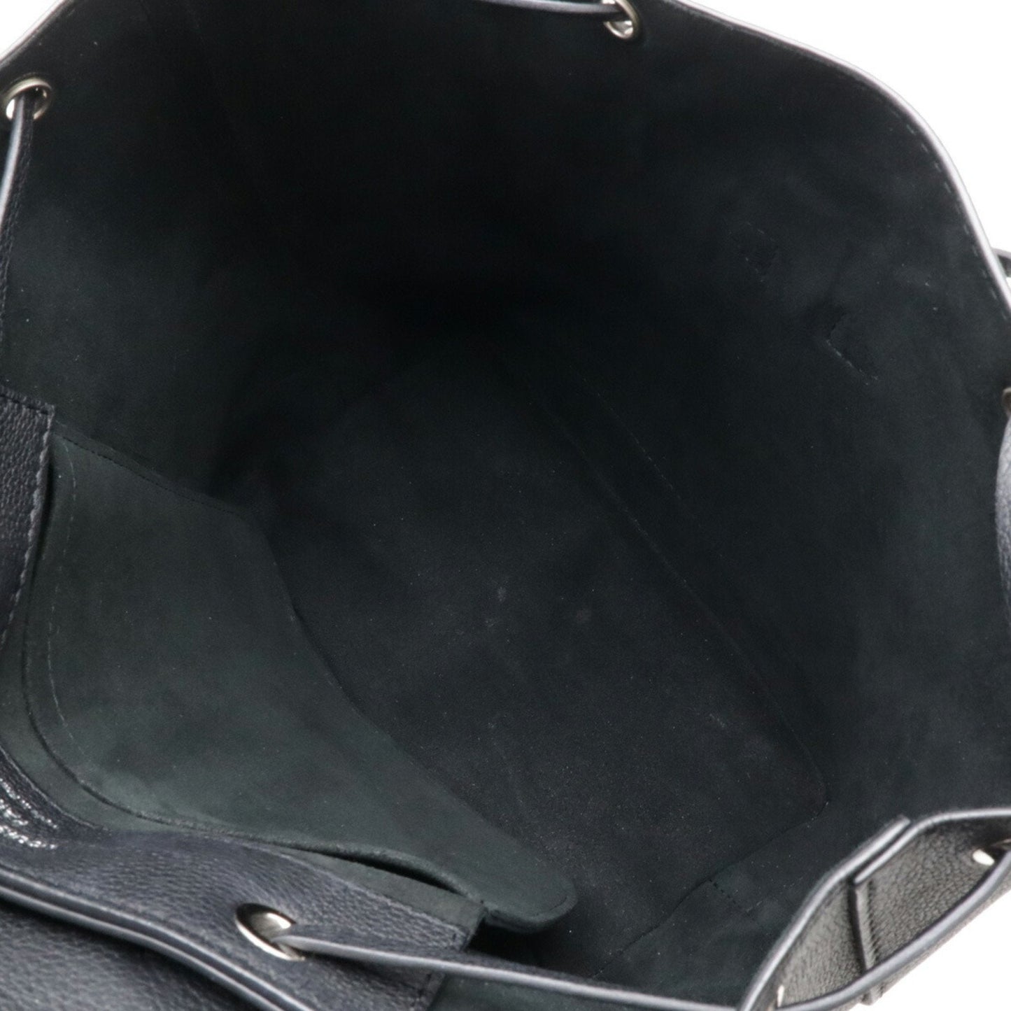 Louis Vuitton Noir Leather Backpack