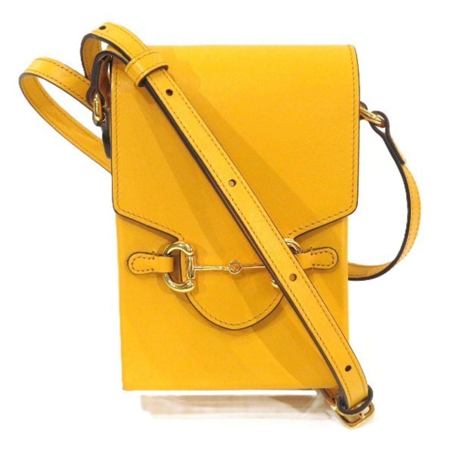 Gucci Yellow Leather Shoulder Bag ()