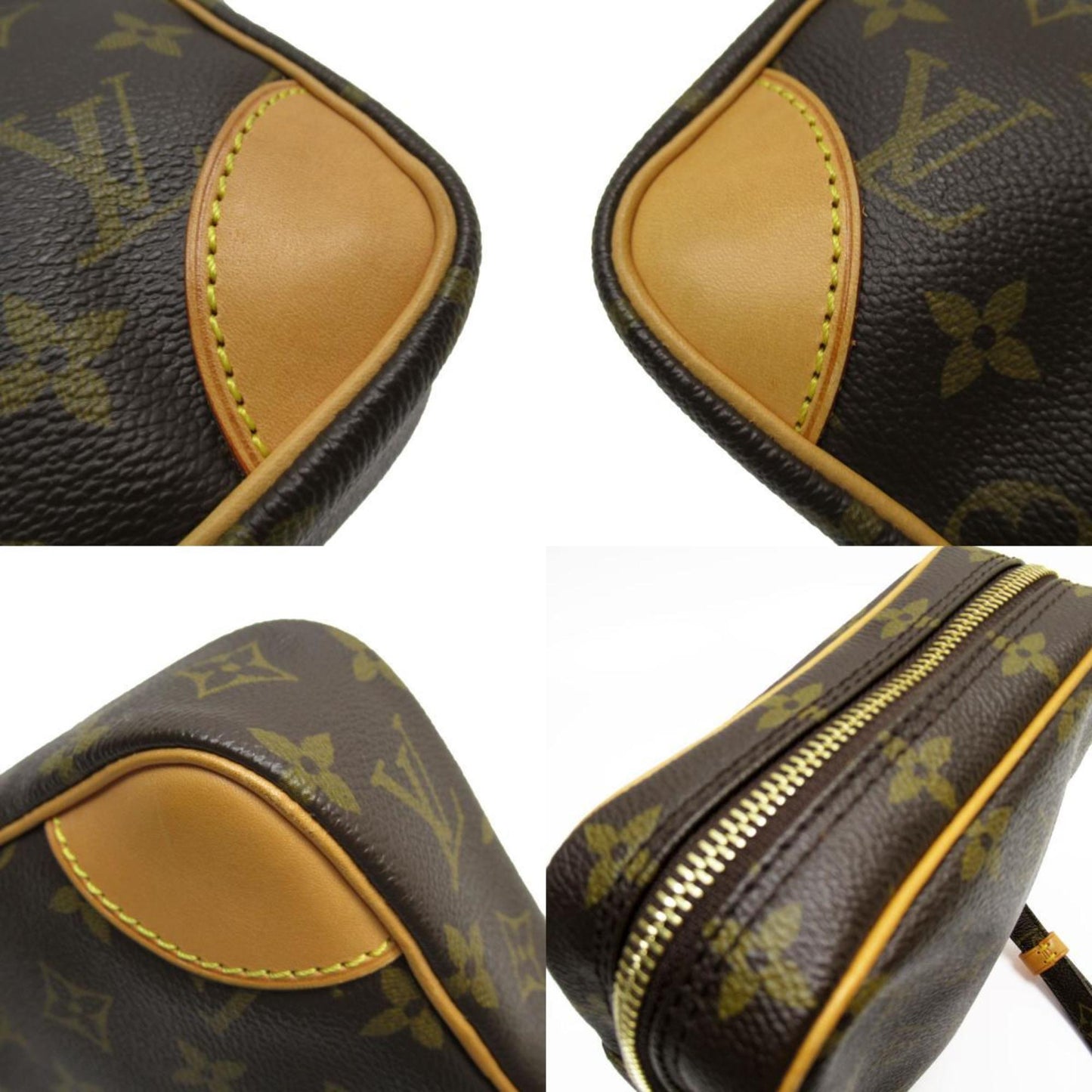 Louis Vuitton Brown Monogram Canvas Shoulder Bag