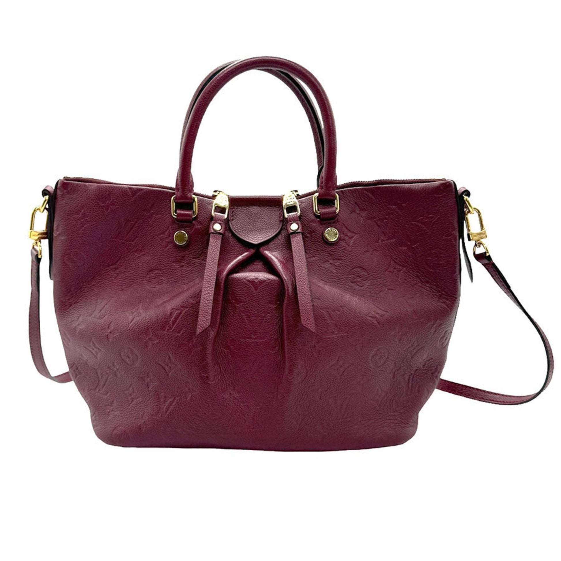 Louis Vuitton Bordeaux Monogram Empreinte Handbag Shoulder Bag ()