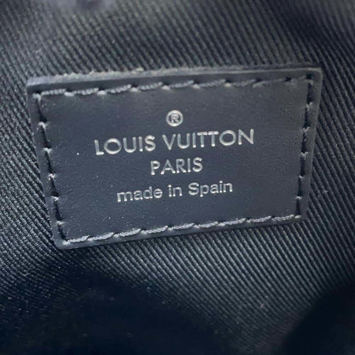 Louis Vuitton Noir Epi Leather Shoulder Bag