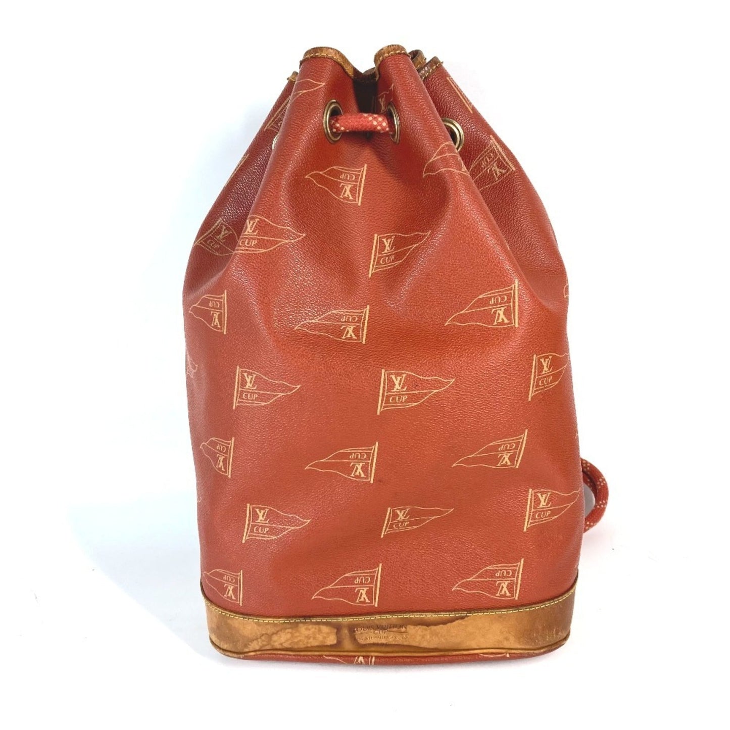 Louis Vuitton Brown Pvc Leather Shoulder Bag ()