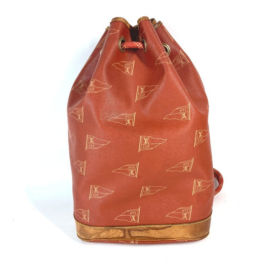 Louis Vuitton Brown Pvc Leather Shoulder Bag ()