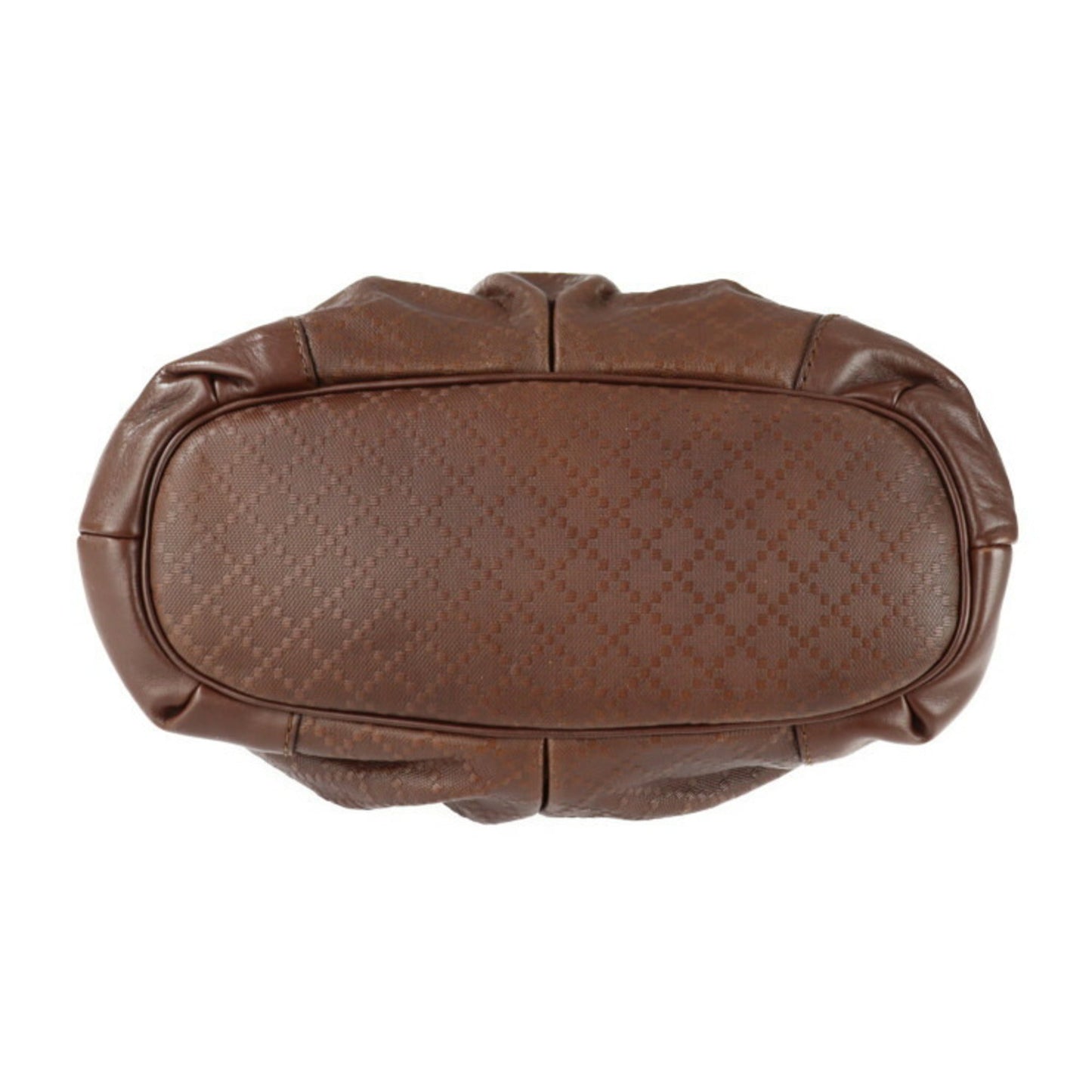 Gucci Sukey Brown Leather Handbag Shoulder Bag