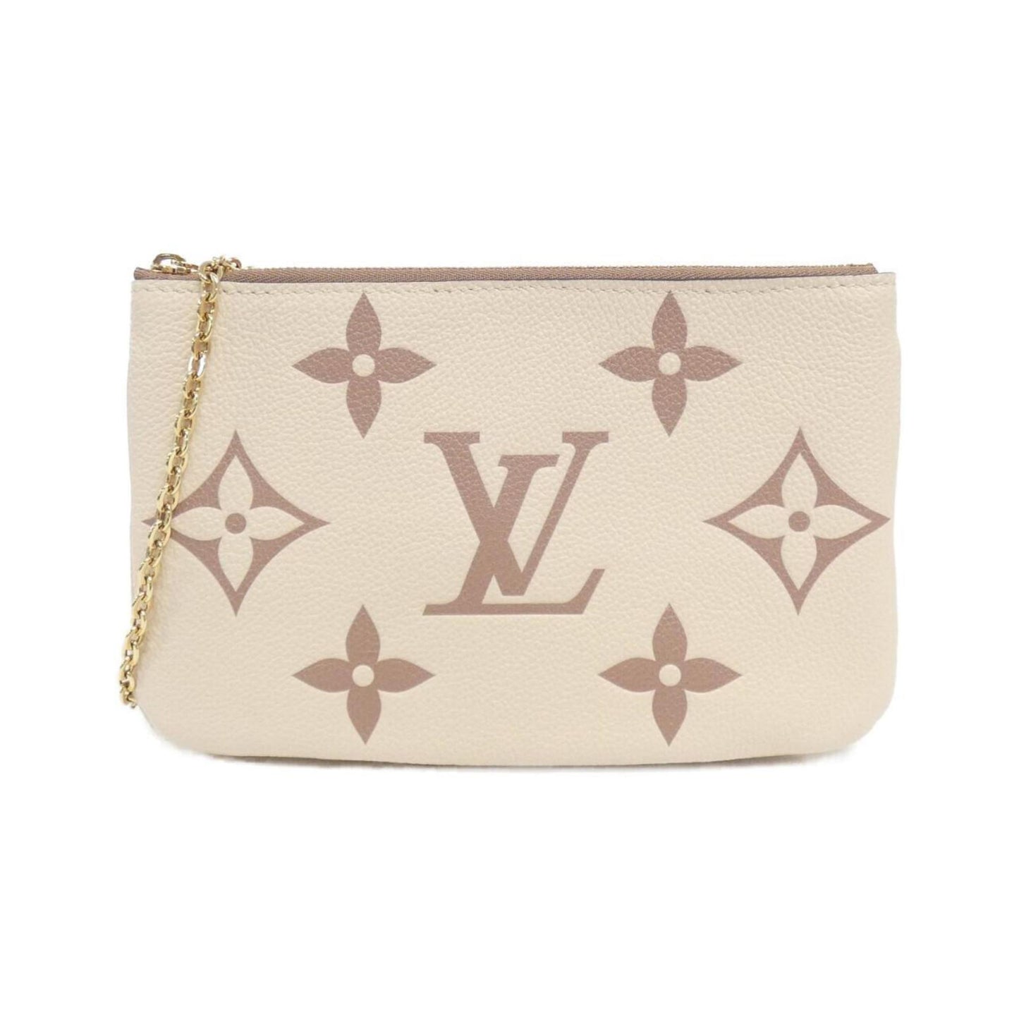 Louis Vuitton Cream Leather Pochette Shoulder Bag ()