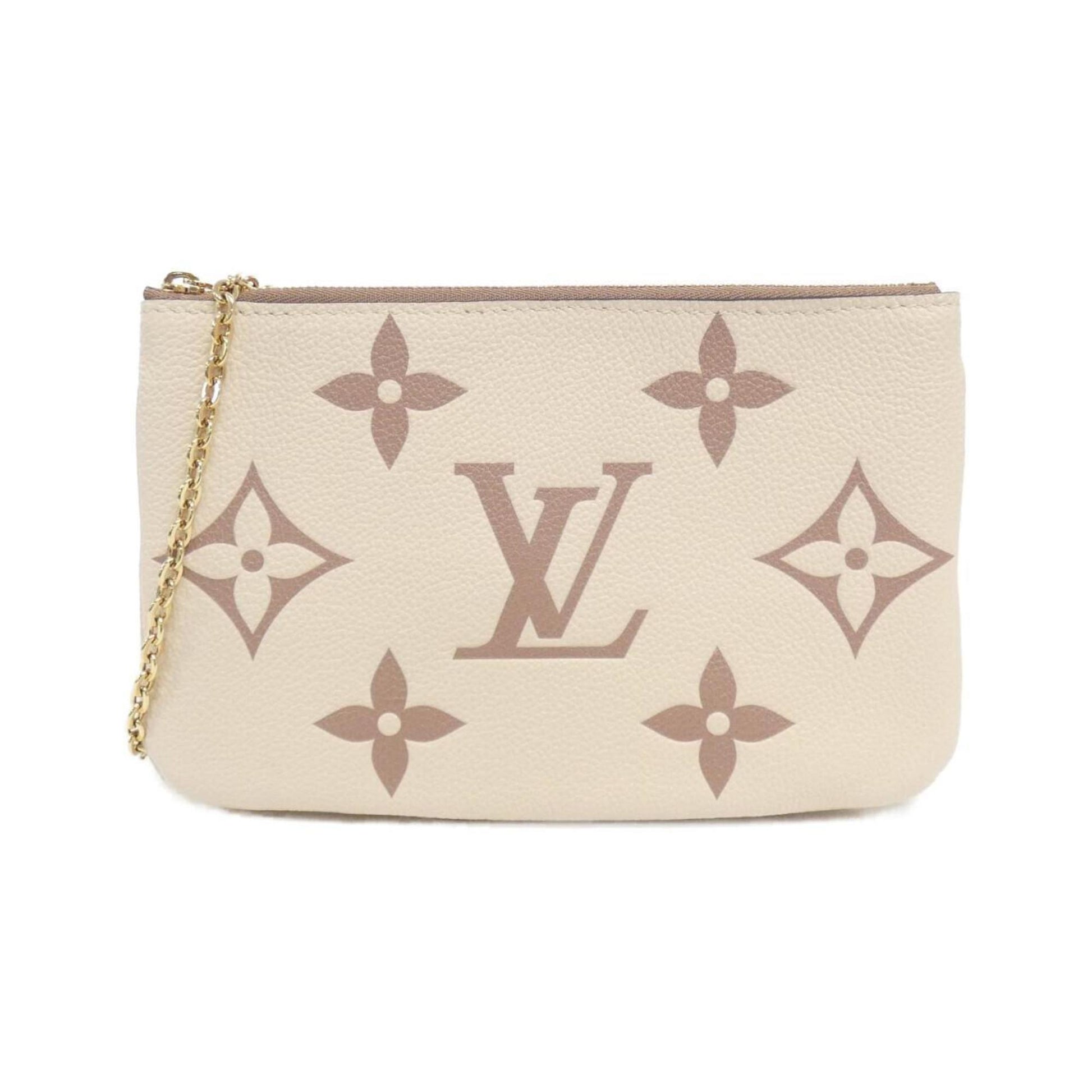 Louis Vuitton Cream Leather Pochette Shoulder Bag ()