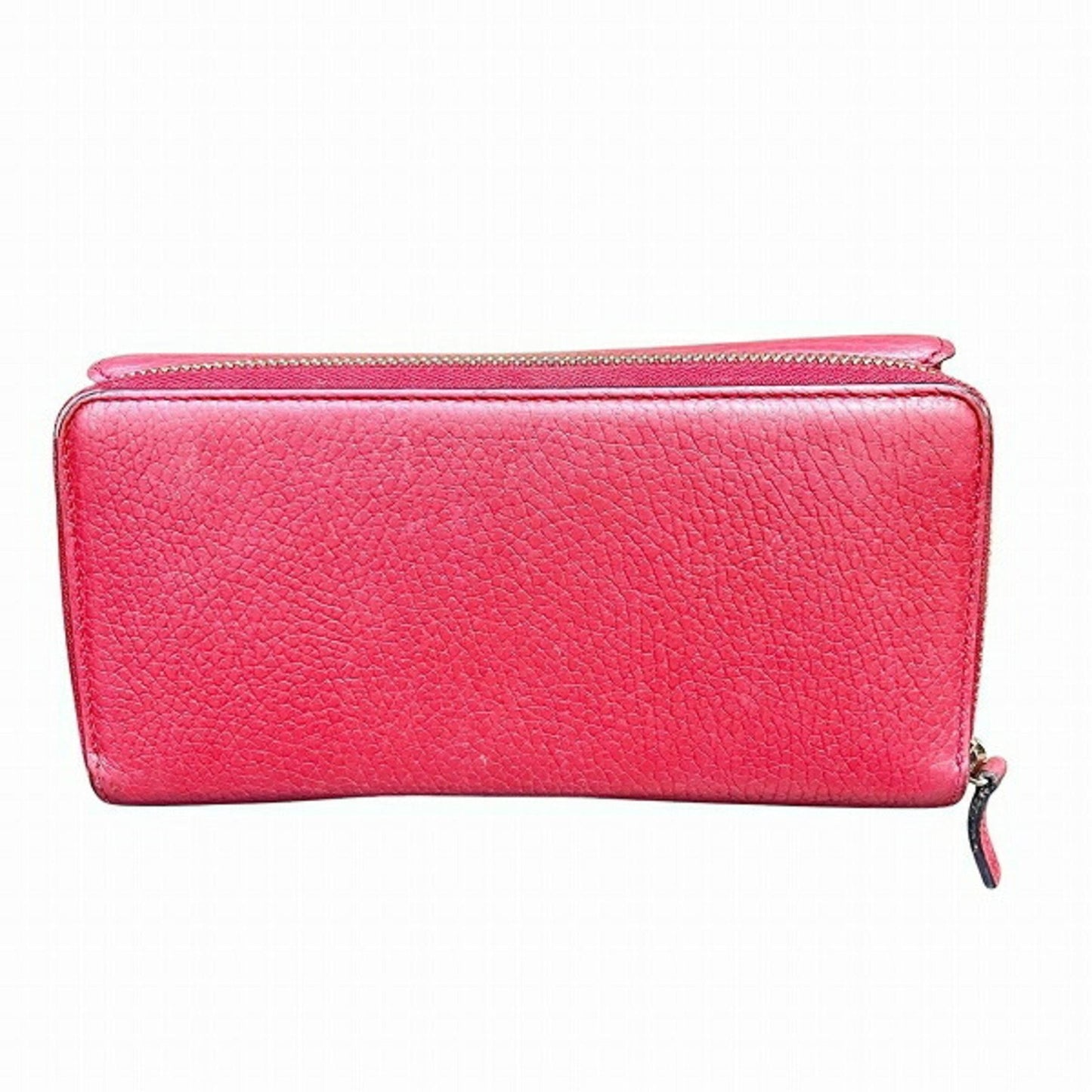Gucci Red Color Leather Wallet (Bi-Fold)