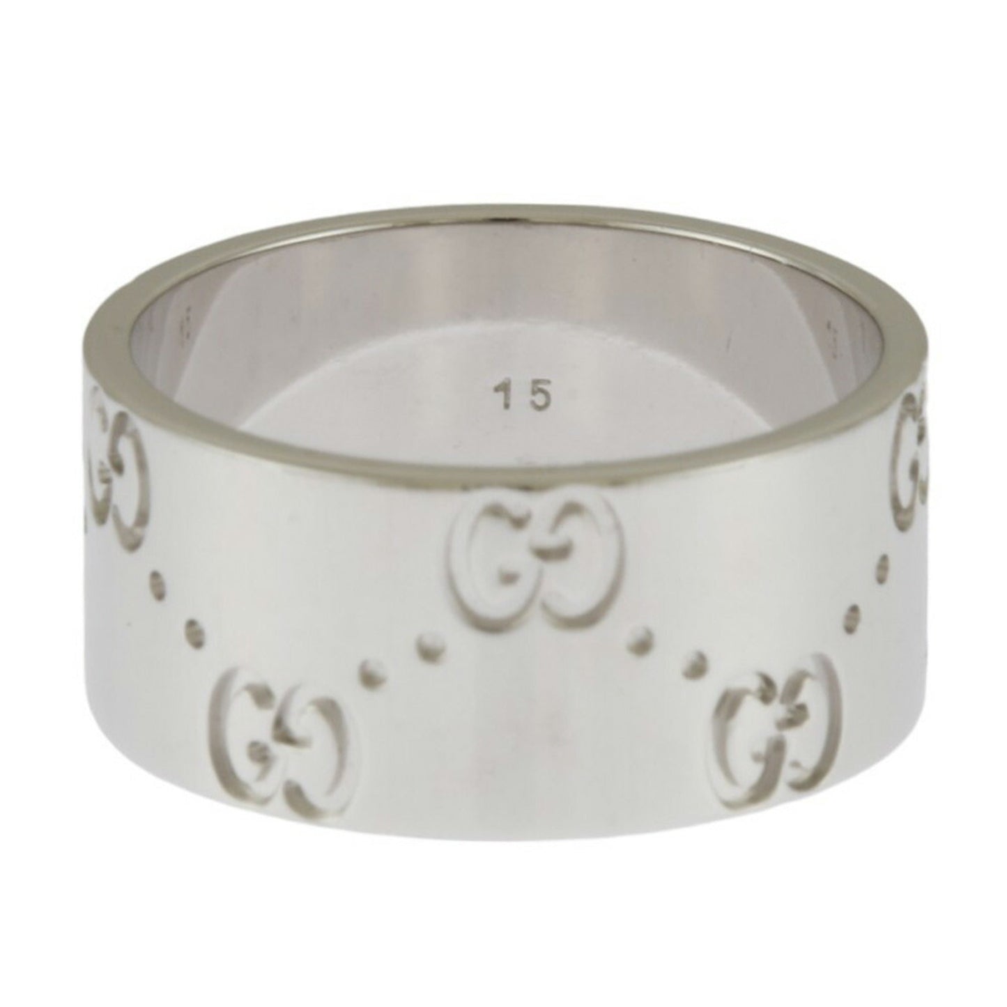 Gucci Icon White Gold White Gold (18K) Band Ring