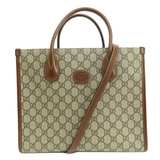 Gucci Brown Pvc Handbag ()