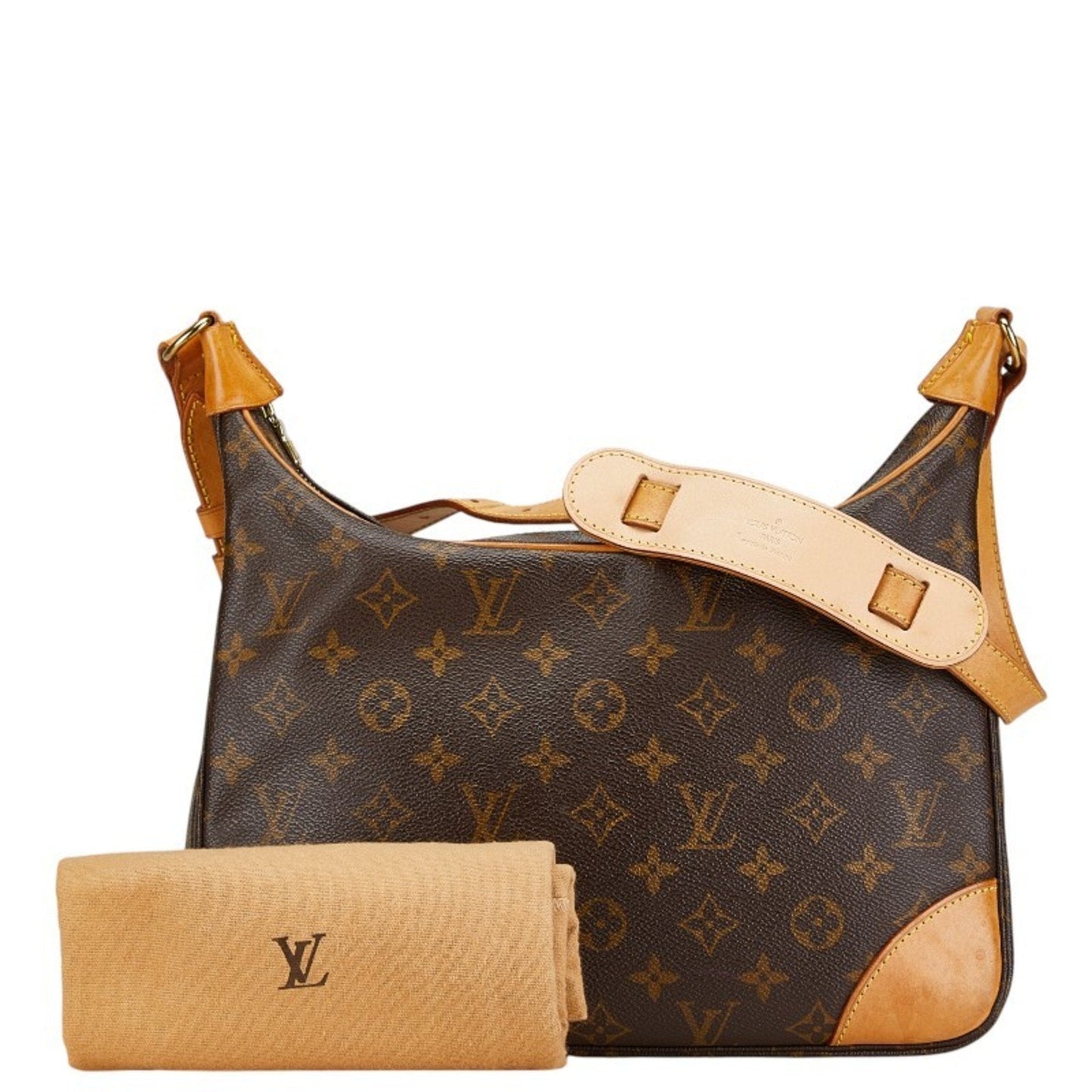 Louis Vuitton Brown Pvc Leather Shoulder Bag