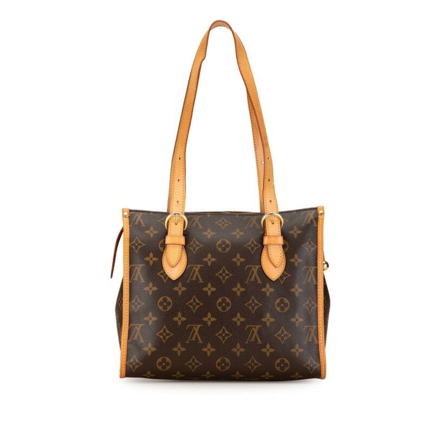 Louis Vuitton 2006 Fall Winter Collection Brown Pvc Leather Shoulder Bag Tote Bag