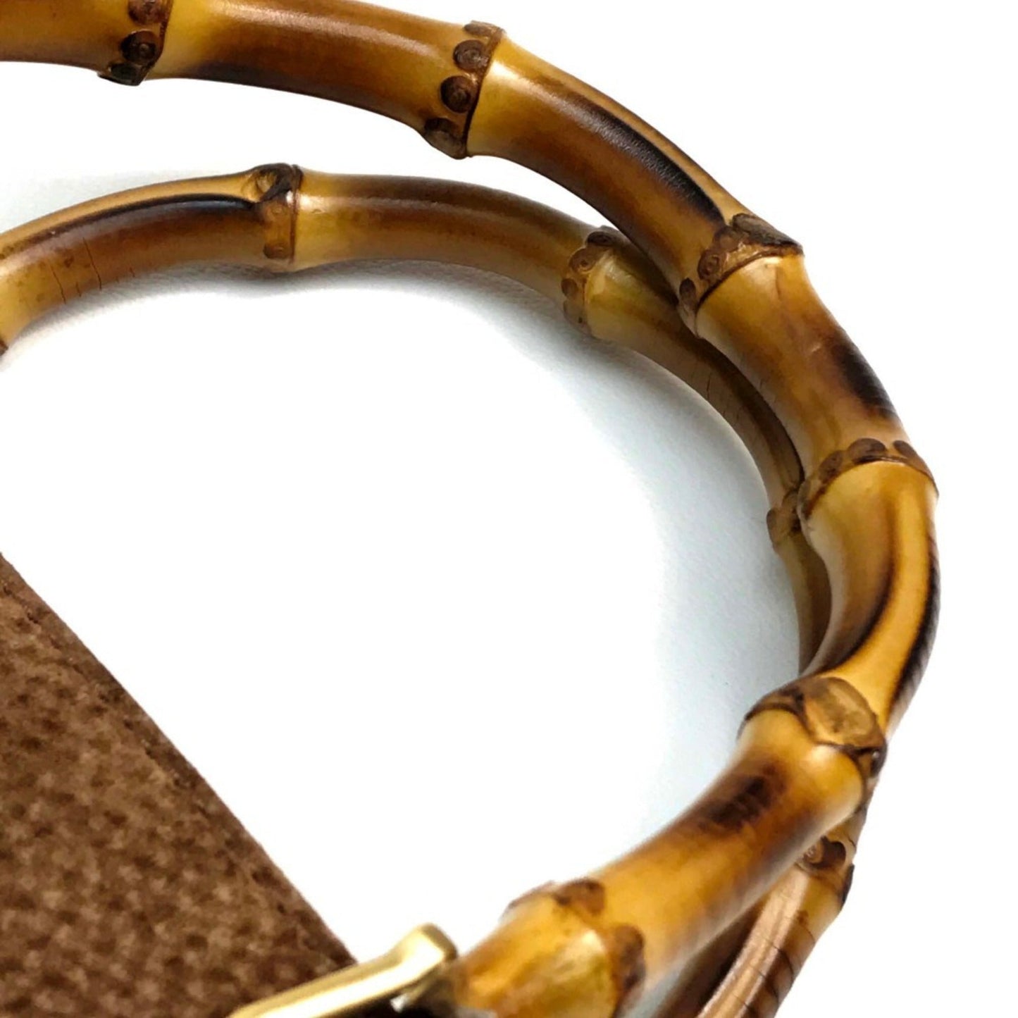 Gucci Brown Bamboo Handbag Shoulder Bag