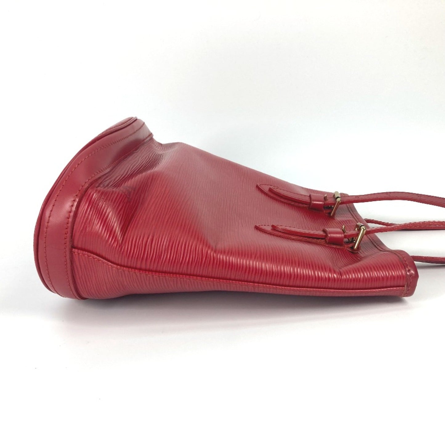 Louis Vuitton Red Leather Shoulder Bag