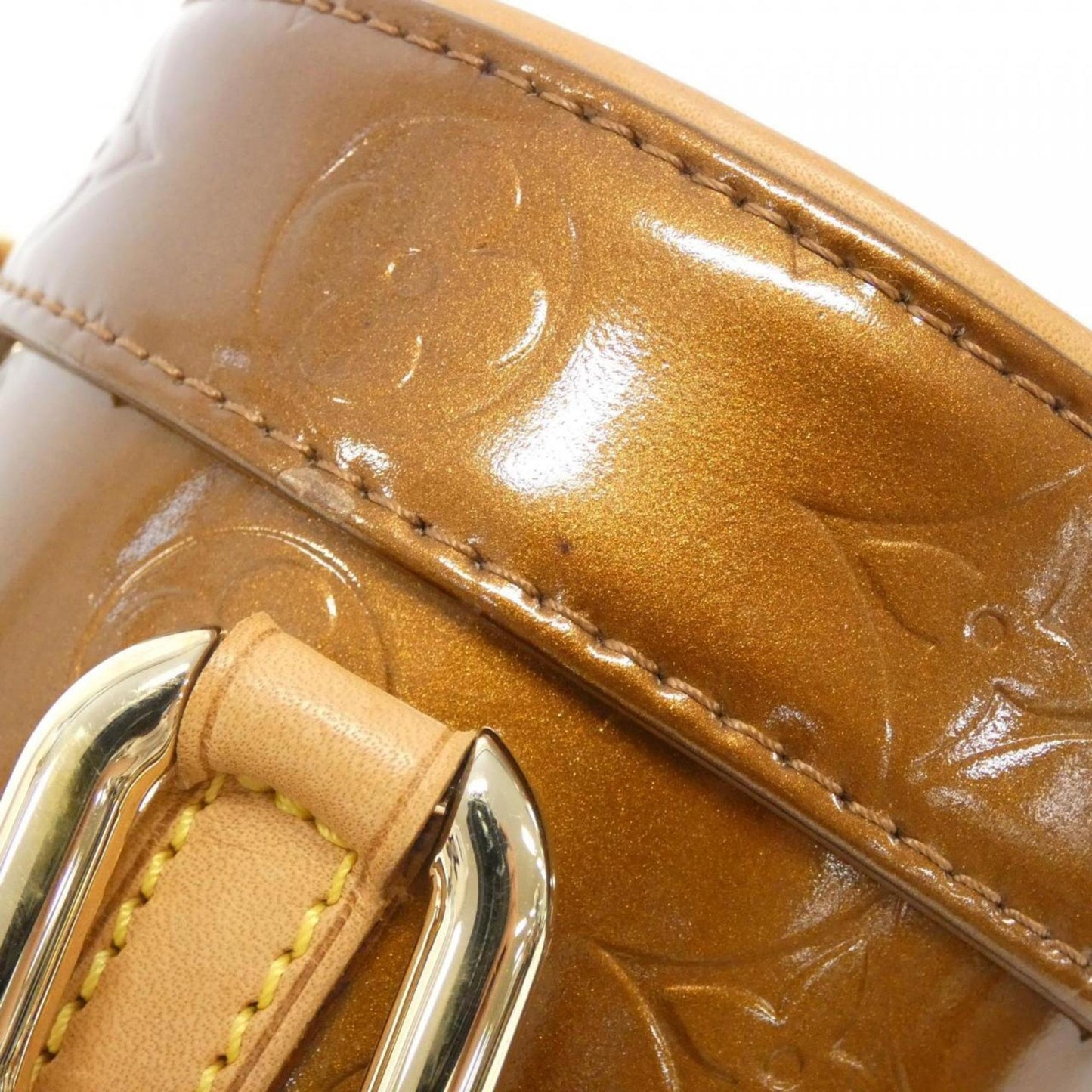 Louis Vuitton Bronze Leather Shoulder Bag