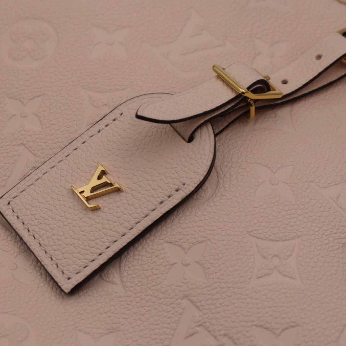 Louis Vuitton Light Beige Monogram Empreinte Handbag Shoulder Bag Tote Bag
