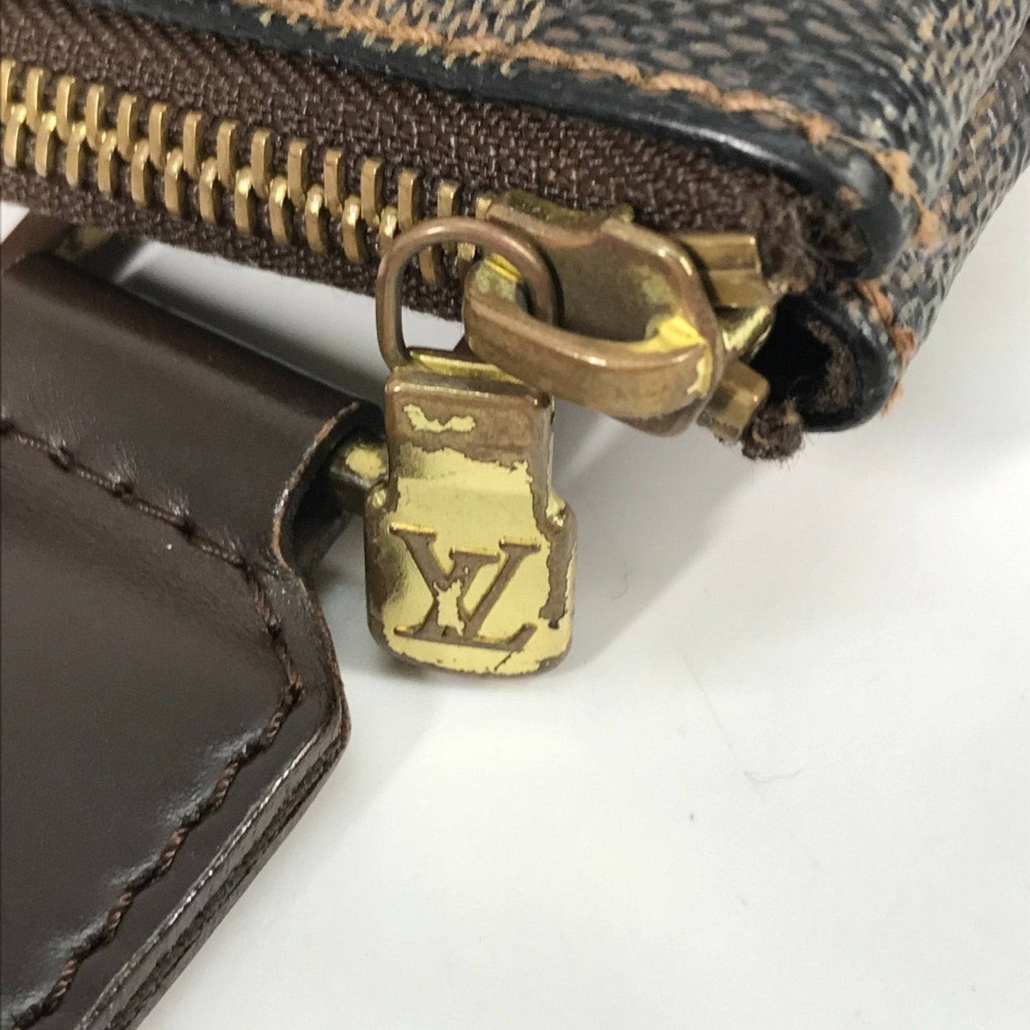 Louis Vuitton Brown Ebene Damier Canvas Pochette Shoulder Bag