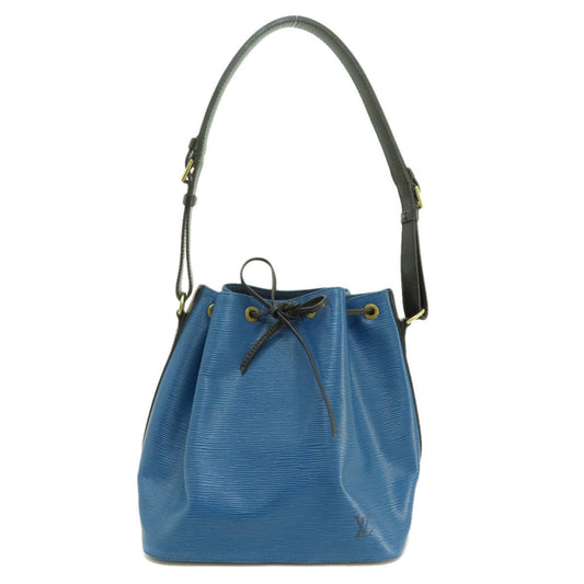 Louis Vuitton Black Blue Epi Leather Shoulder Bag ()