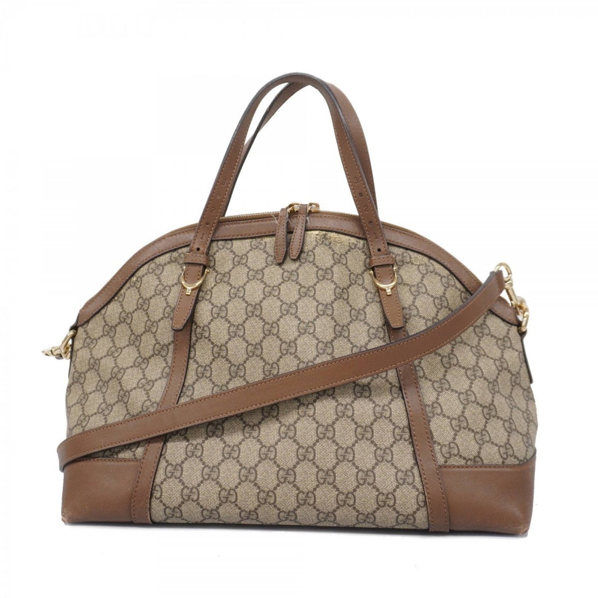 Gucci Brown Pvc Handbag ()