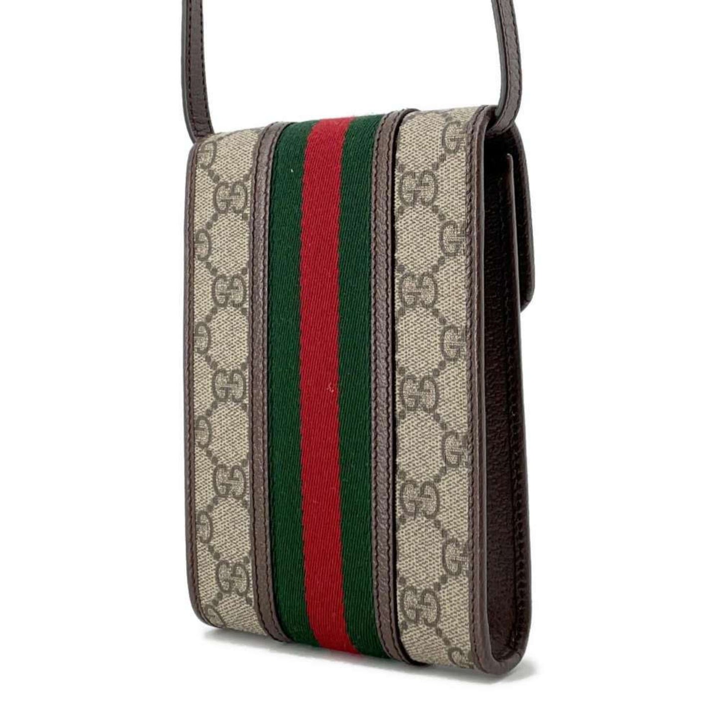 Gucci Brown Pvc Leather Shoulder Bag