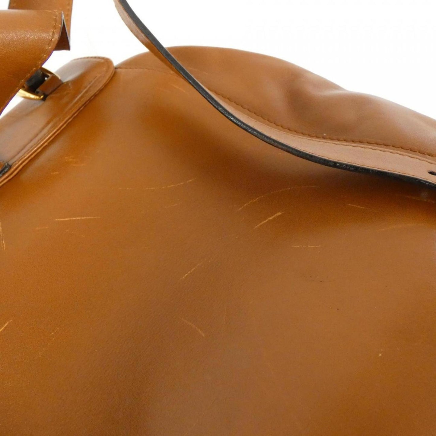 Gucci Brown Leather Backpack