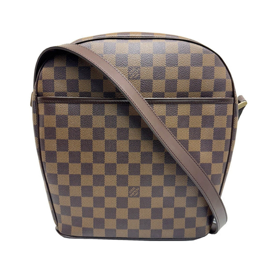 Louis Vuitton Brown Pvc Leather Shoulder Bag ()