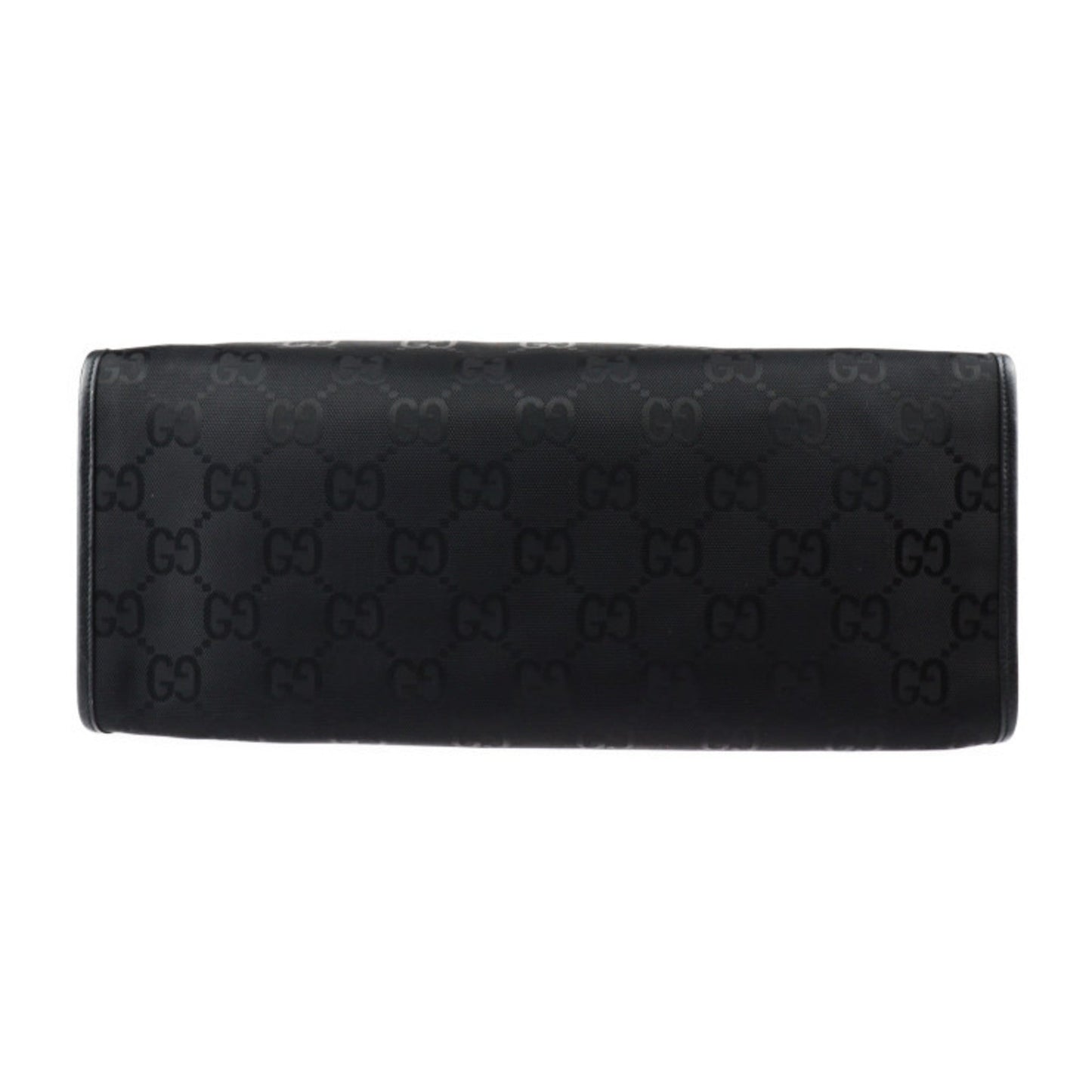 Gucci Black Nylon Leather Handbag Shoulder Bag