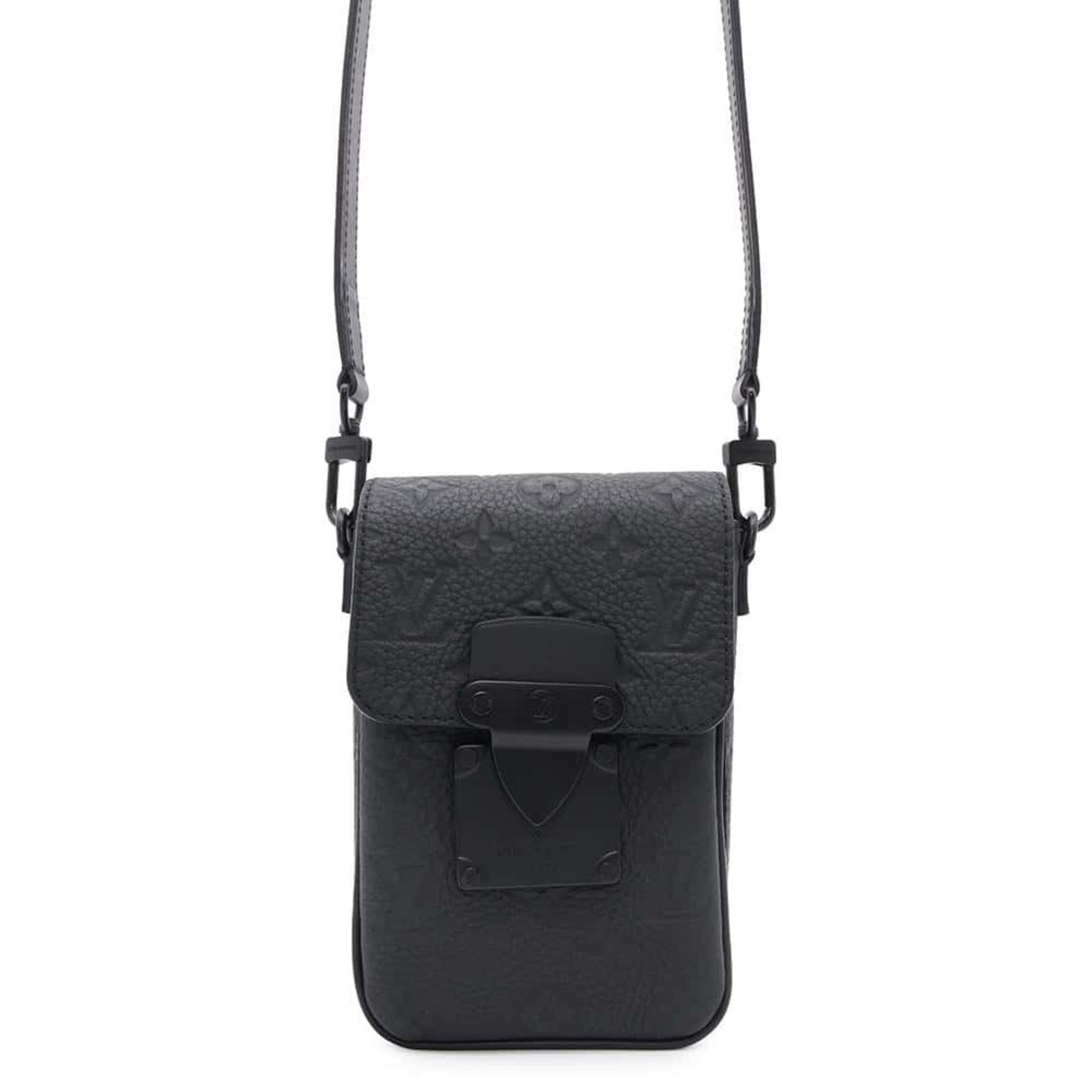 Louis Vuitton Noir Monogram Shoulder Bag ()