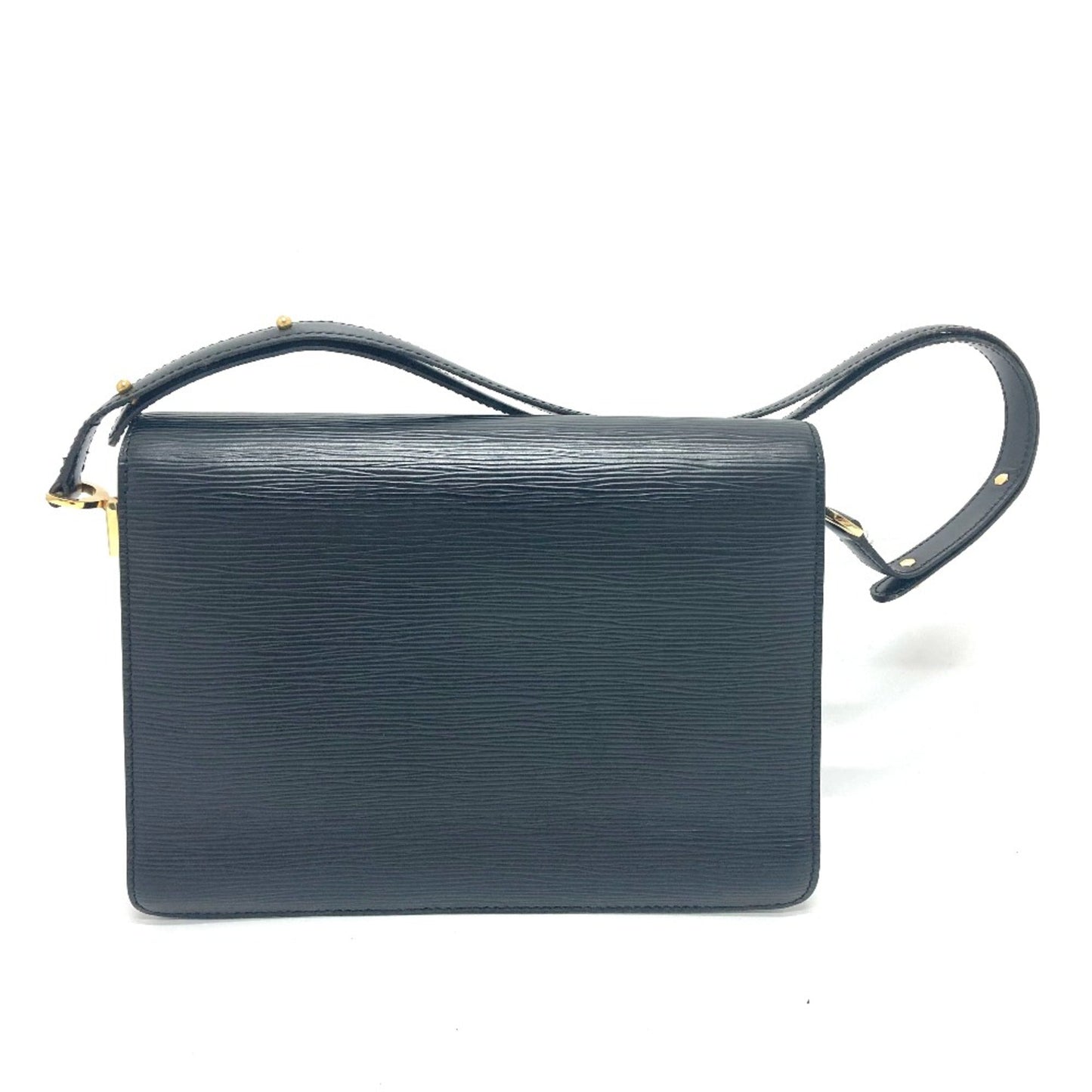 Louis Vuitton Black Leather Shoulder Bag