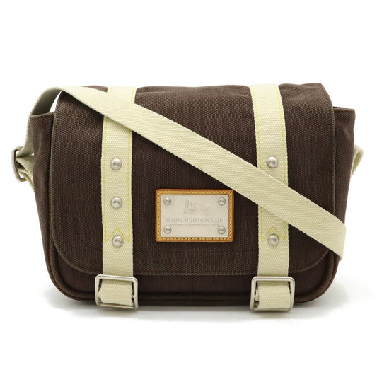Louis Vuitton Moka Canvas Shoulder Bag ()