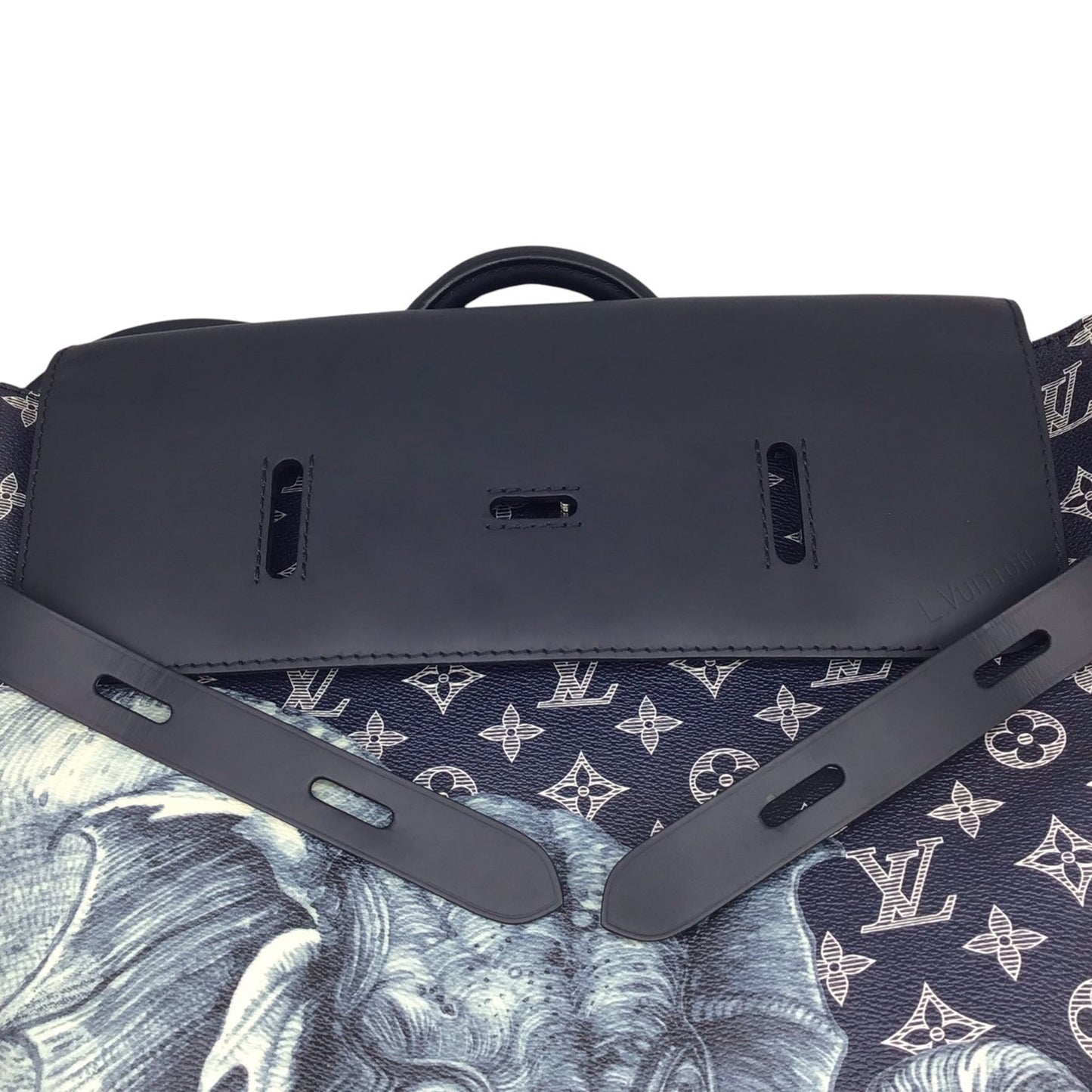Louis Vuitton Ancre Navy Canvas Backpack