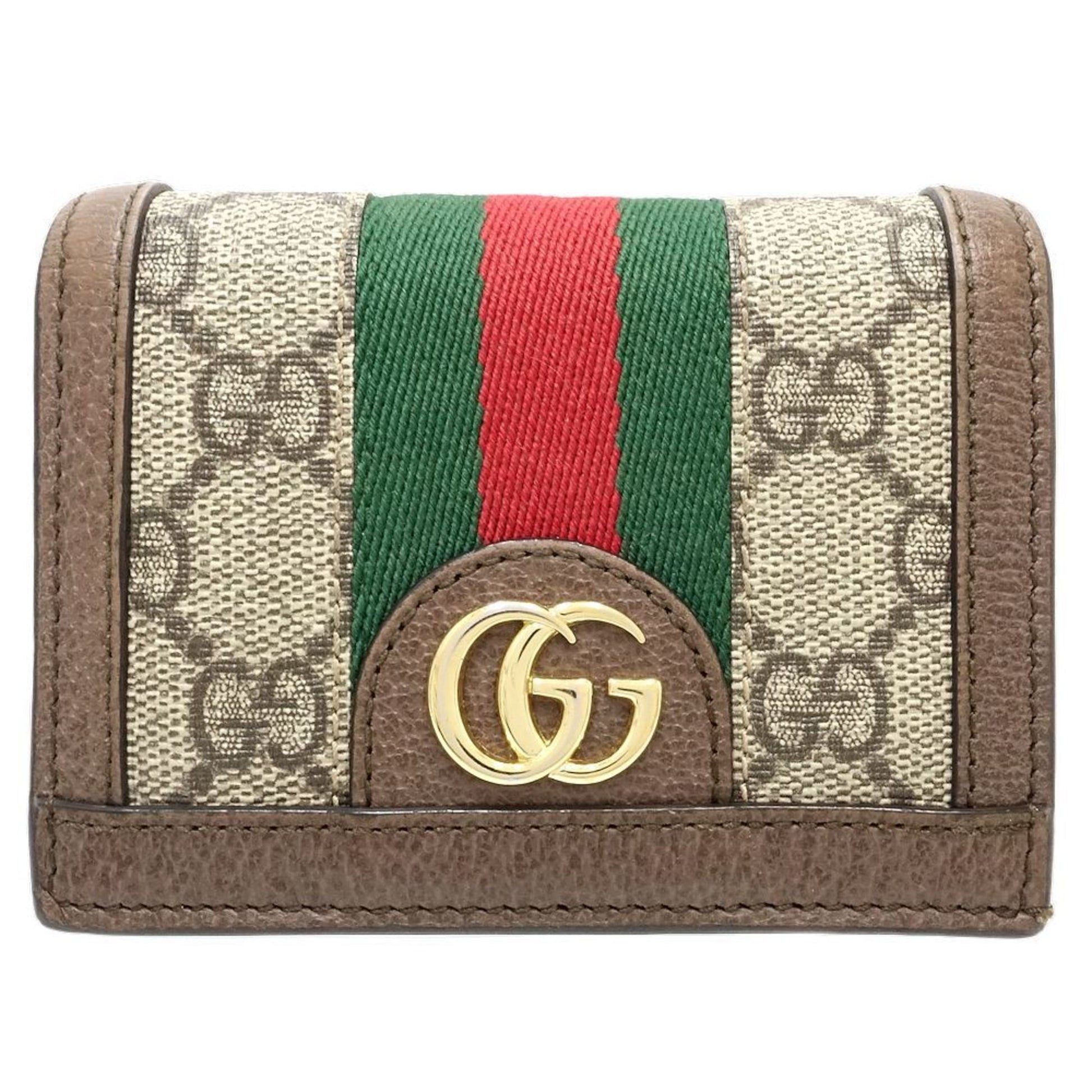 Gucci Beige Gg Supreme Leather Wallet (Bi-Fold) ()