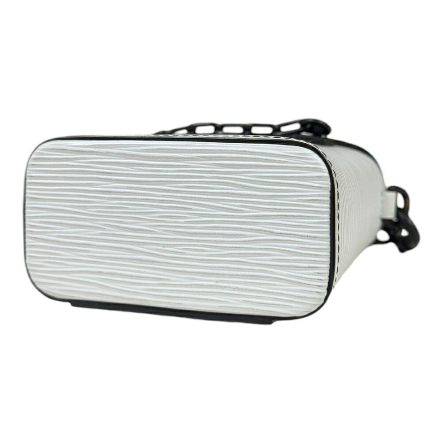Louis Vuitton White Epi Leather Shoulder Bag