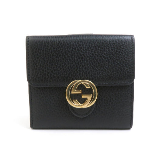 Gucci Black Leather Wallet (Bi-Fold) ()