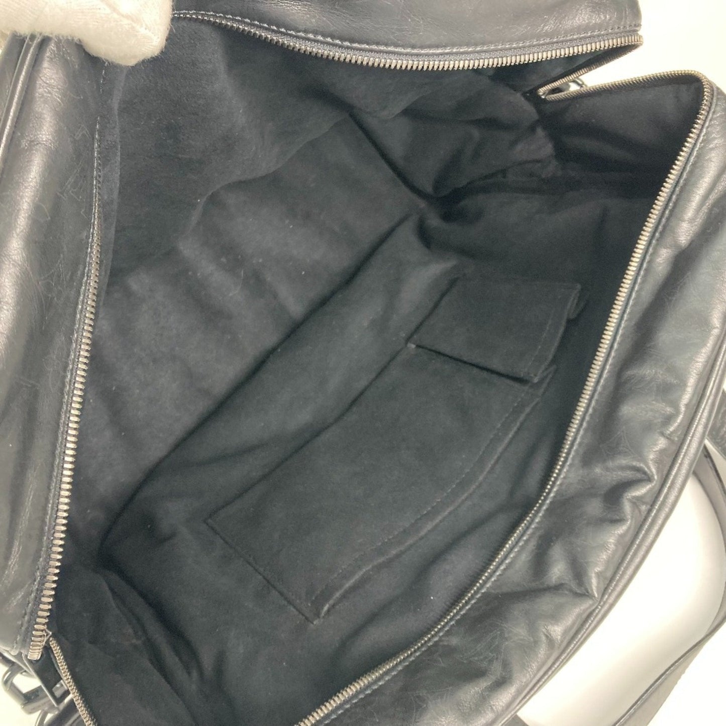 Louis Vuitton Black Leather Shoulder Bag