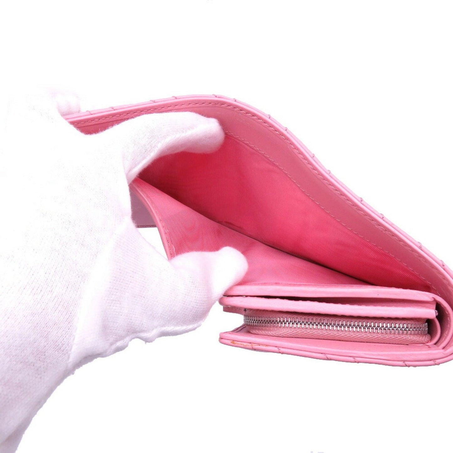 Gucci Pink Leather Wallet (Bi-Fold)