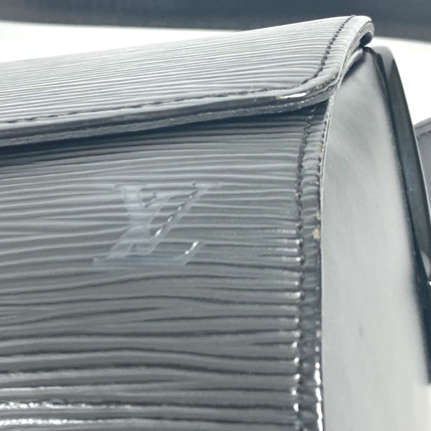 Louis Vuitton Black Noir Epi Leather Shoulder Bag