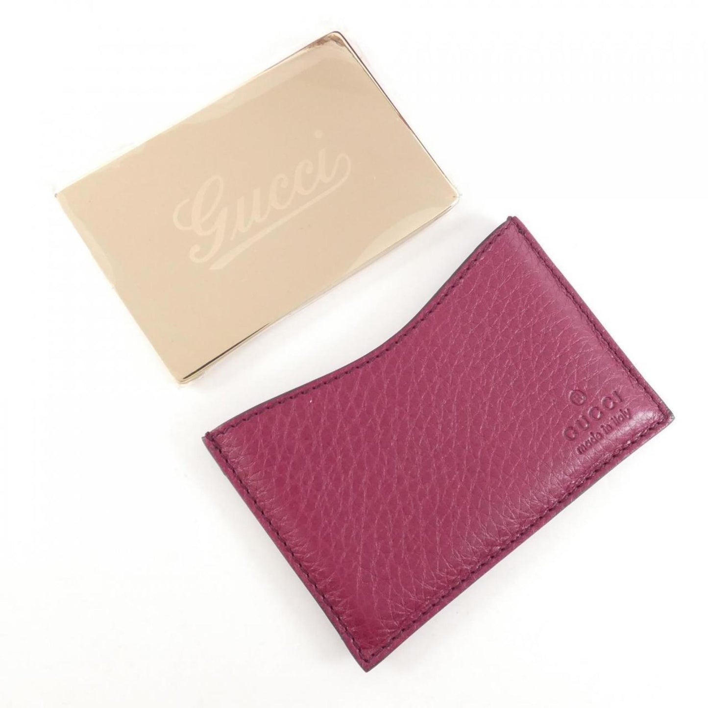 Gucci Bordeaux Leather Handbag