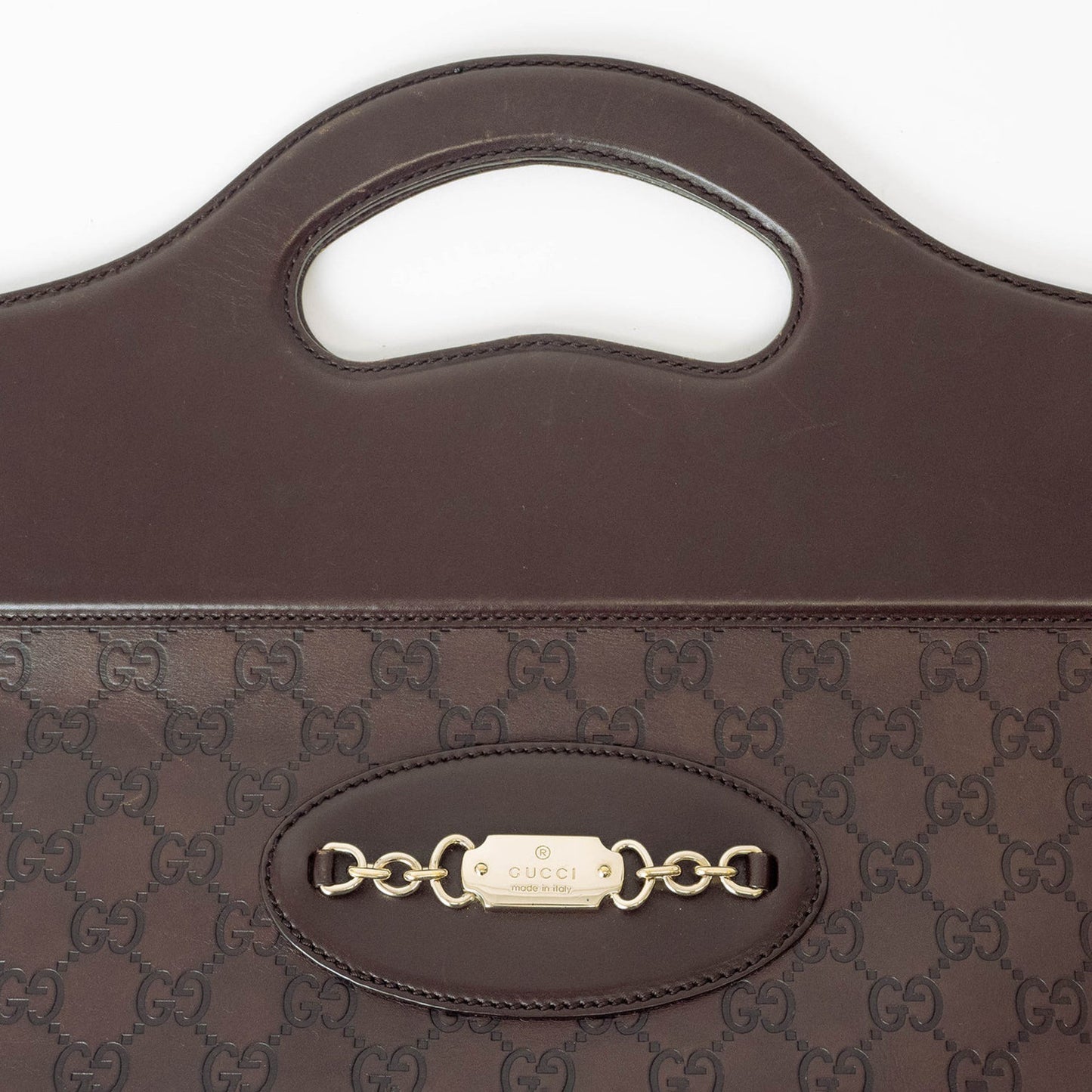 Gucci Brown Leather Handbag