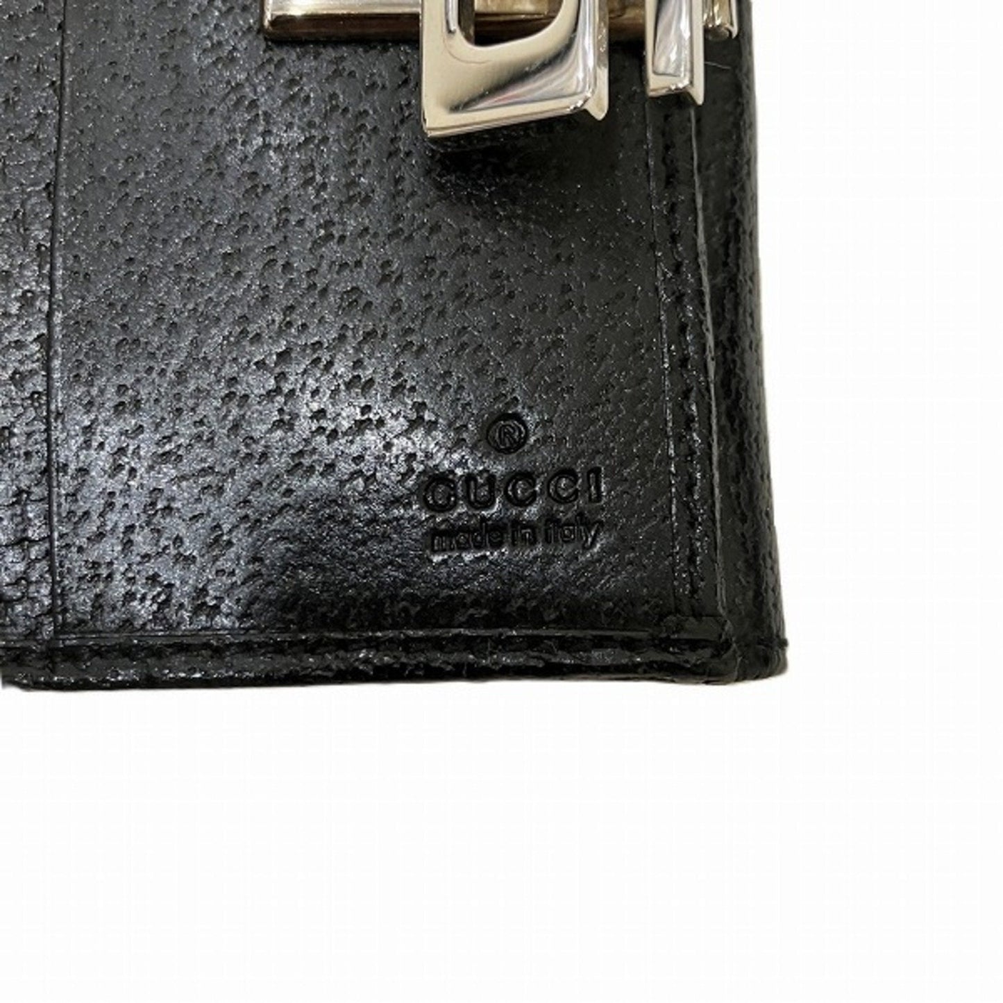 Gucci Black Leather Wallet (Bi-Fold)
