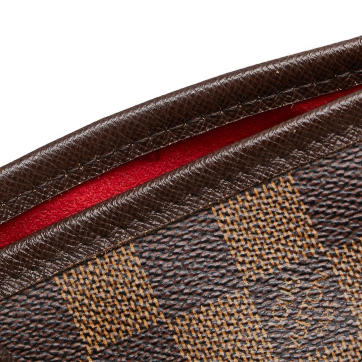 Louis Vuitton Brown Pvc Leather Shoulder Bag Tote Bag