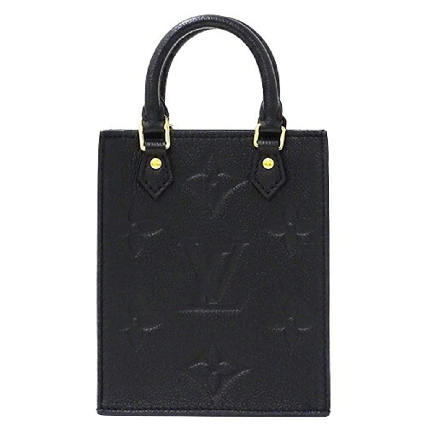 Louis Vuitton Black Noir Monogram Empreinte Handbag Shoulder Bag