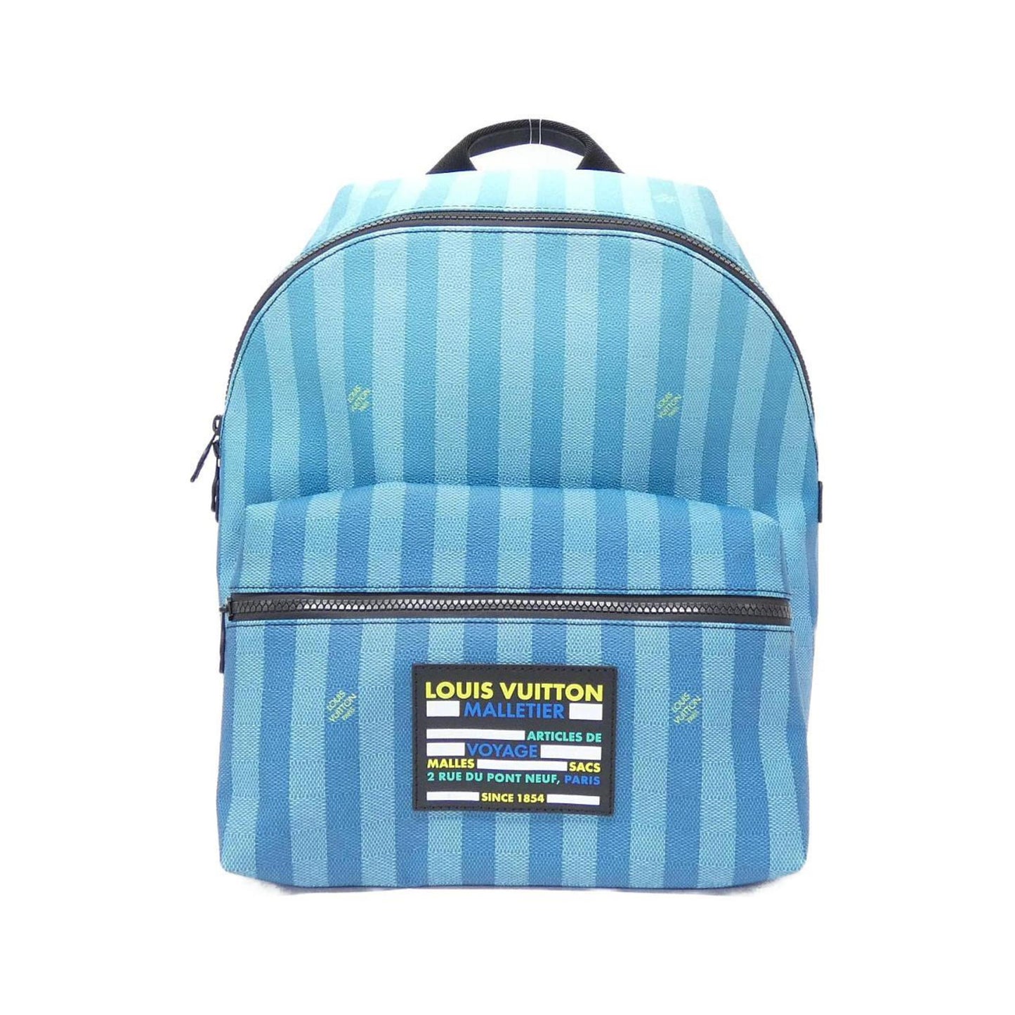 Louis Vuitton Silver Coated Canvas Backpack ()