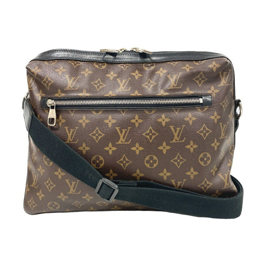 Louis Vuitton Monogram Macassar Brown Leather Shoulder Bag ()