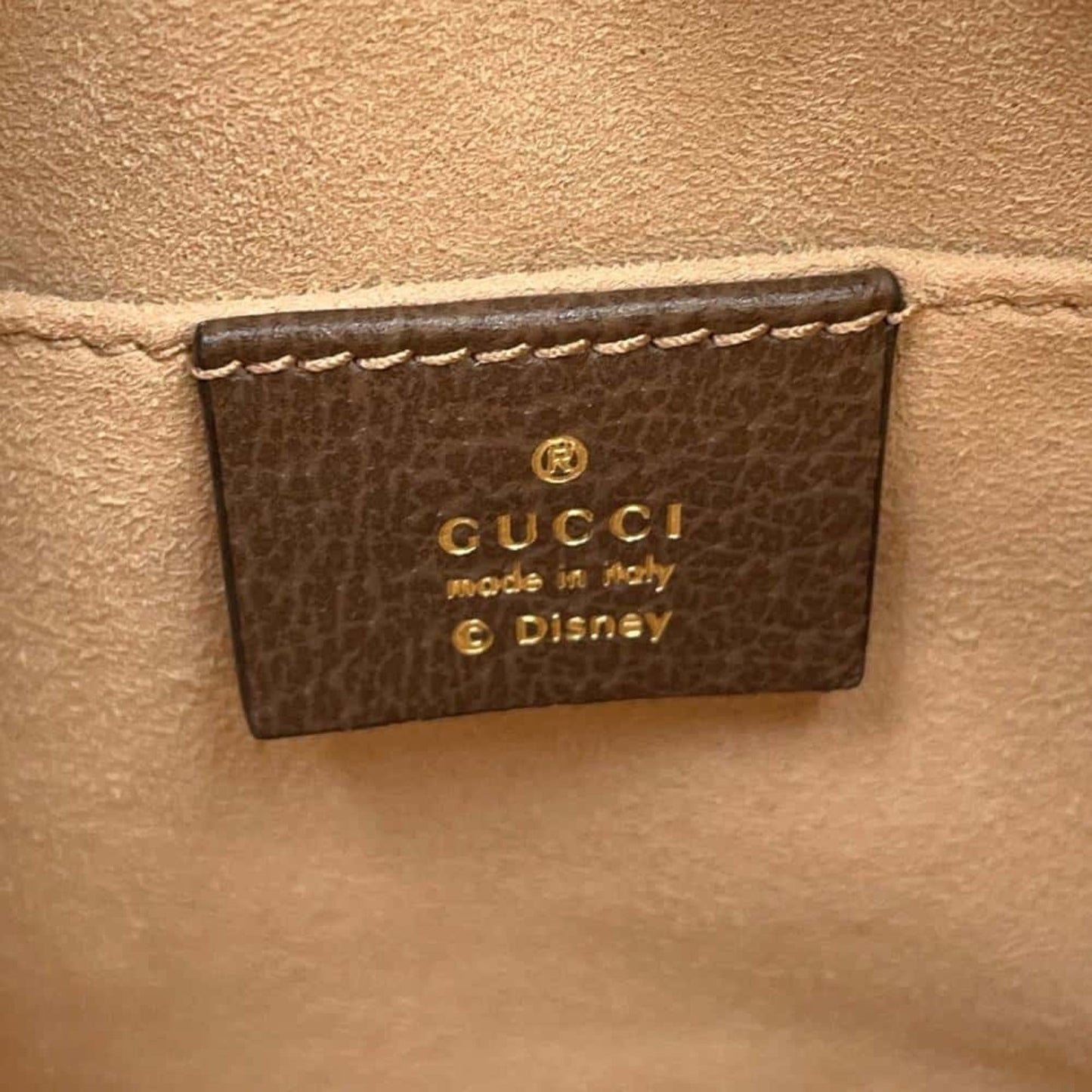 Gucci Beige Brown Pvc Leather Shoulder Bag
