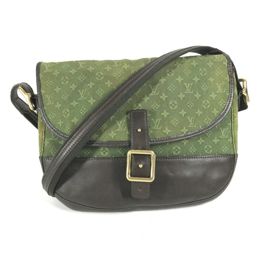 Louis Vuitton Khaki Monogram Pochette Shoulder Bag ()