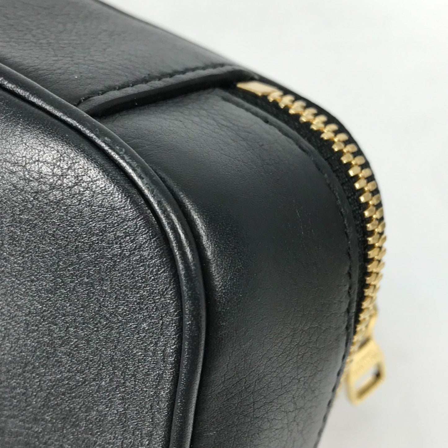 Louis Vuitton Black Leather Shoulder Bag